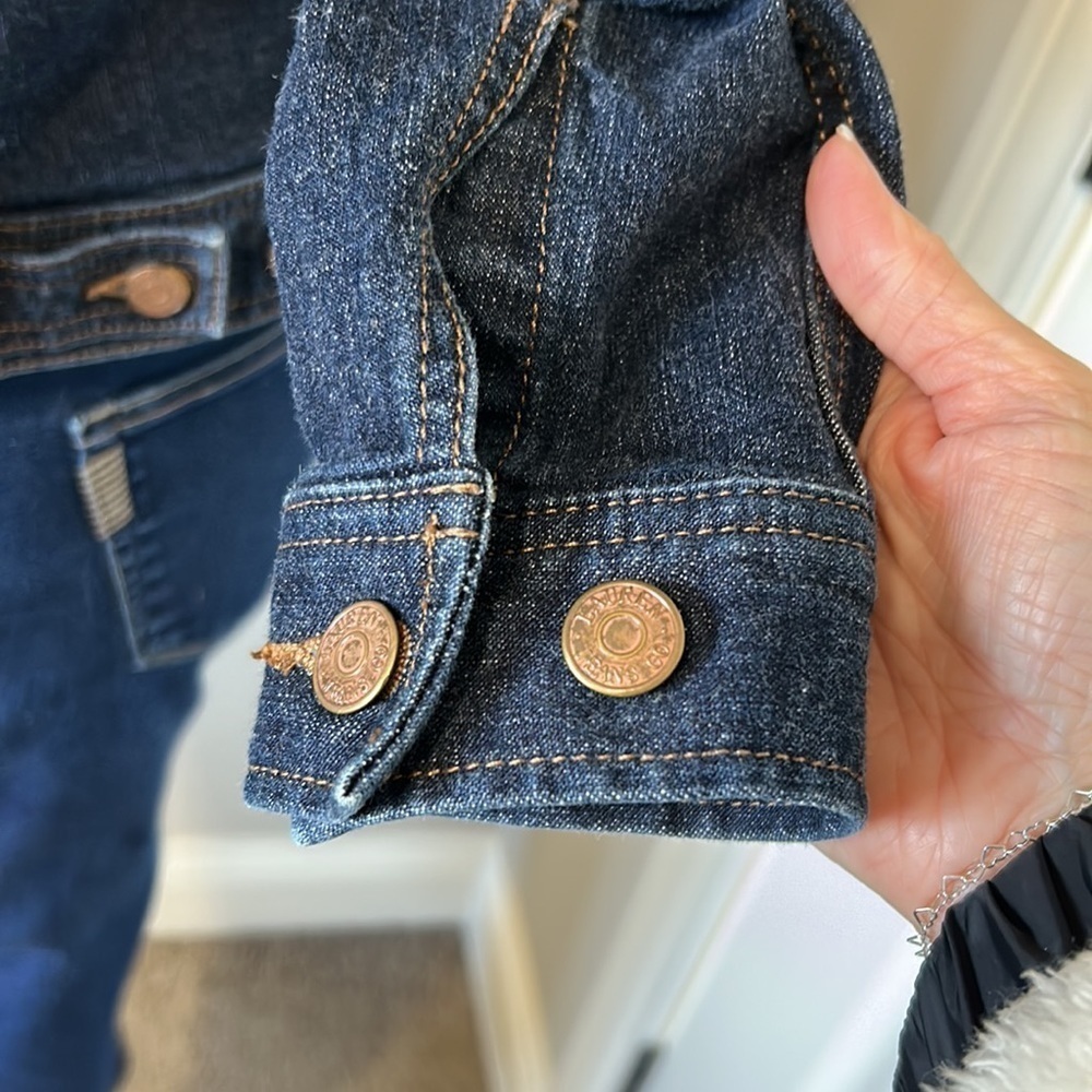 LAUREN Ralph Lauren Jean Jacket Womens Denim Trucker Jacket Pockets Sz XS - Picture 9 of 12